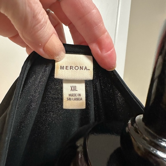 Merona Black Short Sleeve Dress - Picture 3 of 3